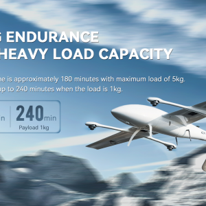 Drones for Firefighting,Rescue,Logistics 4 hours flight Max Range 300km,1000m-4500m sea level(Max)